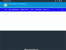 Tablet Screenshot of grandmarina.com